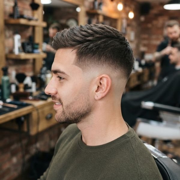 Cukuran Taper Fade Crew Cut