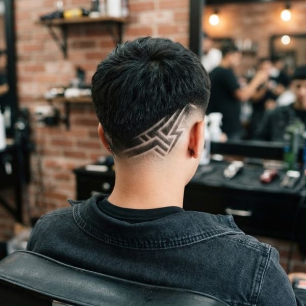 Edgar Cut with Line Design