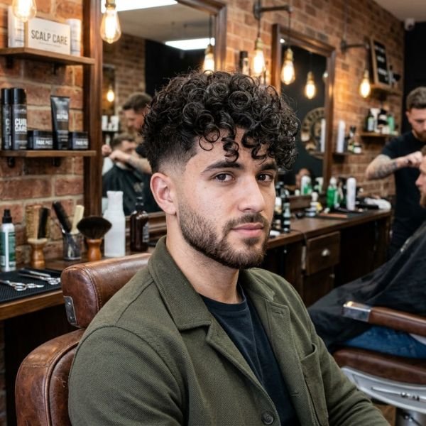 Long Curly Top With Taper