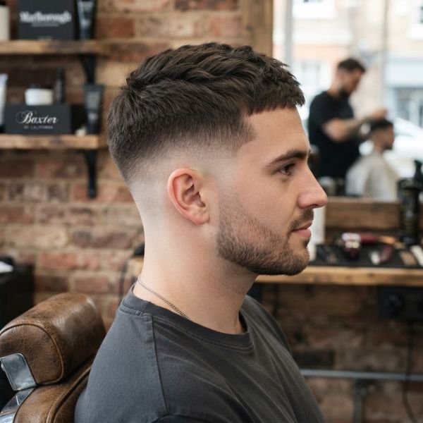 Low Fade Haircut Crew Cut