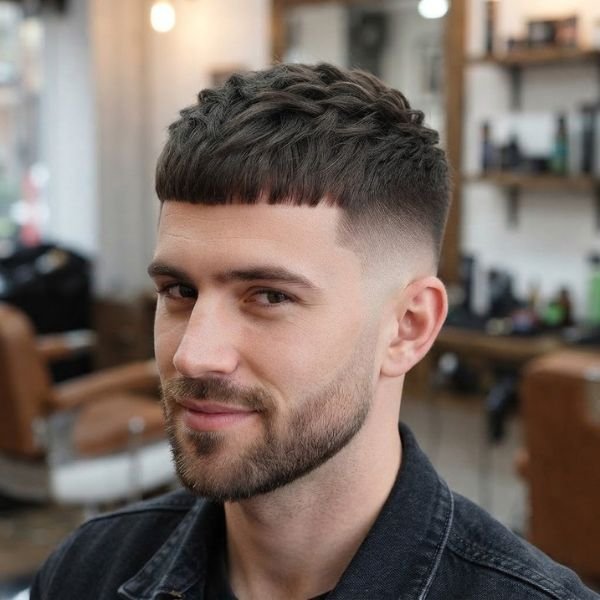 Low Fade Haircut with French Crop