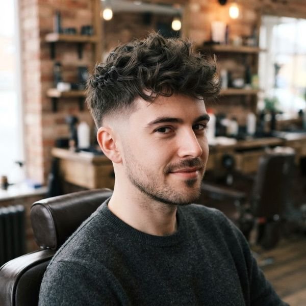 Low Fade with Messy Texture