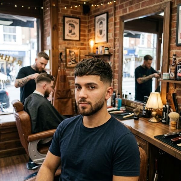 Low Taper Fade With Textured Crop