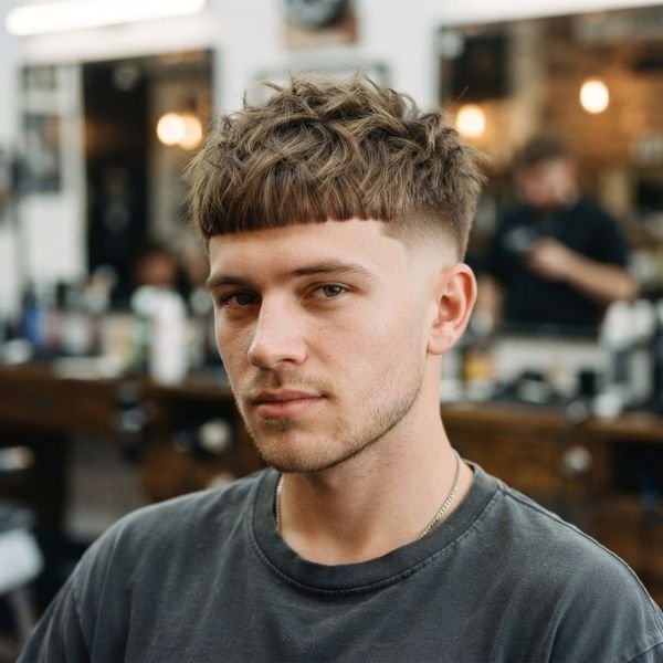 Messy Edgar Cut