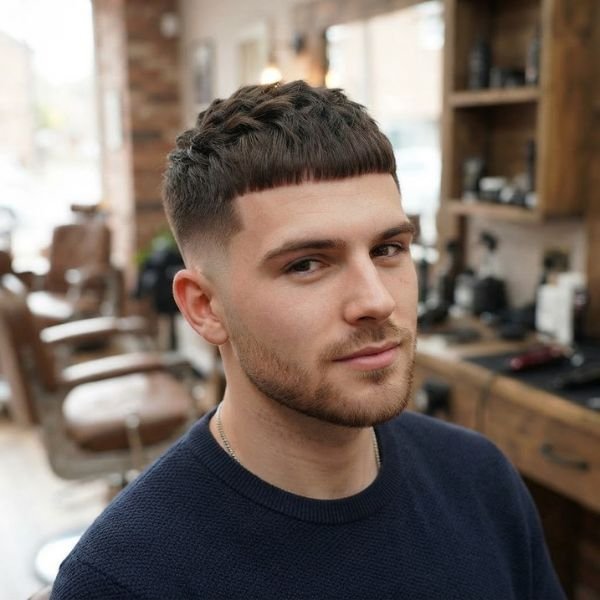 Taper Fade Caesar Cut