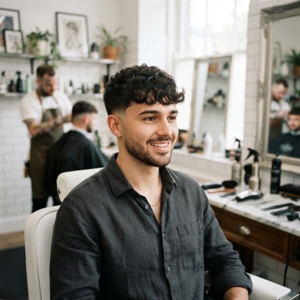 Textured Curly Fringe